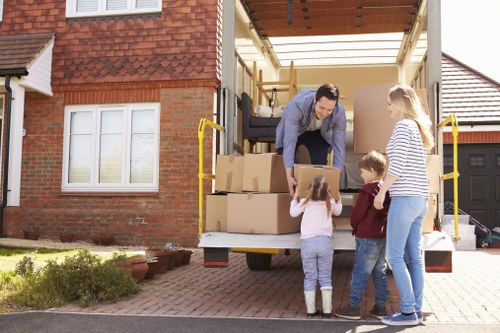 Local movers helping with a residential move in St Helier