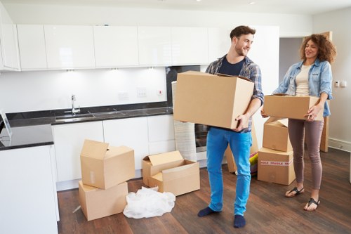 Organized moving service planning a local relocation